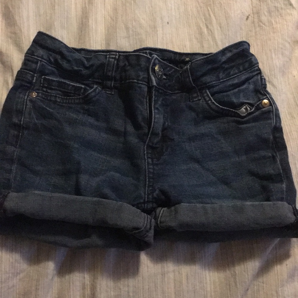 Slim Dark Wash Shorts